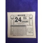 24 Ekim 2001 Takvim Yapragi - Nostalji Koleksiyonluk Takvim Yapragi B