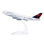 24-Hours Delta Boeing 747 Uçak Modeli Alaşım Metal Uçak Modelleri Die-cast 1:400