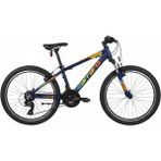 24 Jant Carraro Force 400 Dağ Bisikleti | 32,5 cm Kadro | 21 Vites | V Fren | Mat Petrol-Kırmızı-Turuncu | Blc Bisiklet - Renkli