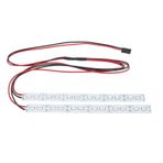 24 LED -chassis lambası, RC -Auto -Casis -licht -Aluminium -Aluminium -1/10 1/8 ölçekli Otomobiller Için Alaşım (WHITE) (kırmızı) (BLUE)
