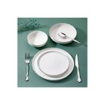 24 Parça Pure Platin Bone Porselen Yemek Takımı