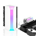 24 Pinli Anakart Konektörü,5V ARGB Rainbow 24 Pin Konnektör Anakart - 90 Derece Güç Adaptörü, PC Kasası için Anakart Güç Konnektörleri DIY Bilgisayar Kablosu Özel Yapı Oyun Kasası Modding Tacery