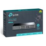 24 Port 10-100-1000 Mbps Switch Çelik Kasa Rack Mount Tl-Sg1024d