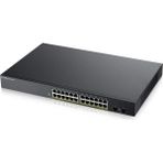 24-Port 10/100/1000 Gigabit Poe Switch | Smartmanaged | Rack Mount | 24 Poe + Port | 170 Watt | 2 Sfp Port | Vlan, Igmp, Qos