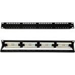24 Port Cat6 Patch Panel 24 Port Ethernet Panel