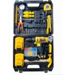 24 V Full Setli 37 Parça Çift Bataryalı Metal Şanzumanlı Şarjlı Matkap