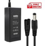 24 Volt - 2 Amper Plastik Kasa Masaüstü Adaptör 5.5 x 2.5 Uç