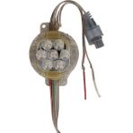 24 Volt 50mm Adreslenebilir Argb Lunapark Ledi Ws2811 Argb Pixel Modül Led 30 Adet