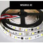 24 Volt Gün Işığı Pixel Şerit Led Ws2811 Ip20 5m