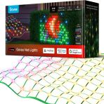 240 Led'li Çalılıklar İçin Govee Hafif Zincir Ağı, Çeşitli Modlara Sahip 0,87×1,45M Dış Mekan Akıllı Işık Ağı, Çalılıklar İçin Dıy İşlevi, Çim Dekoru, Alexa İle Ip67 Su Geçirmez, Google Asistan