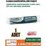 240 Lt Endüstriyel Konteyner Çöp Torbası Çöp Poşeti 120x150 Cm