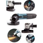 2400W Profesyonel Avuç Içi Spiral Taşlama Makinesi 125 mm + 10 Disk - Seçenek 1