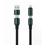 240W Ultra Süper Hızlı 4 In 1 Çoklu Şarj Kablosu & Data Kablo Usb To Type-C / Type-C / To Lightning