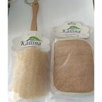 2429842 Kallina Kabak Lifi Sırt Için Sopalı + Eldiven Kese Bej Bej