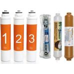 2479 Sulook Waterlife Su Arıtma Cihazı Uyumlu Tak-Çevir 6'lı Filtre Seti, Lg Membranlı