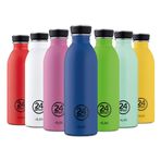 24Bottles Süper Hafif Yeniden Kullanılabilir Paslanmaz Çelik Su Şişesi, BPA içermez, Kentsel Şişe, Orijinal İtalyan Tasarımı, 500 ml