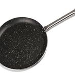 24cm Yanmaz, Yapışmaz Granit Kaplama Tabansız Krep Tavası Yumurta Ve Omlet Isınmaz Metal Saplı