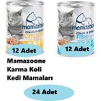 24'lü Mamazoone Yetişkin Kedi Maması Karma Koli 09