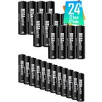24Lu Set (12 Aa + 12 Aaa) Ince Ve Kalin Kalem Pil Kumanda Pili Saat Pili Zn-C 1.5V
