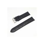 24mm Golf Marka Siyah Croco Hakiki Deri Saat Kordonu