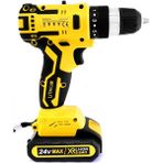 24V 5AH Multi Kömürsüz Motor Çift Akülü Vidalama Matkap Seti - Seçenek 1