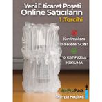 24x30 cm 100 adet Sütunlu Koruyucu Havalı Kargo Poşeti Airbag/Airbed/Şişirilebilir Ambalaj