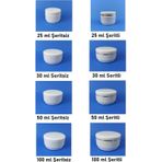 25-30-50-100-150 ML Boş Kozmetik-Krem-Pomat Kutusu Lüx Plastik Krem Kavanozu 1-250 Adet