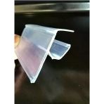 25 Adet 18 Mm Sunta Ve Ahşap Raflar İçin Raf Önü Fiyat Etiketlik 100 Cm - Pvc Etiketlik