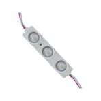 25 Adet Beyaz 12v 1.5w 3 Ledli Mercekli Parmak Led Modül 2835 Smd