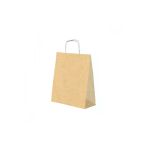 25 Adet Büküm Saplı Kağıt Poşet Kraft ( 15Cm*20Cm*8Cm)