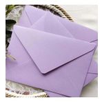 25 Adet Lila Renkli Kucuk Zarf 7X9