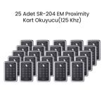 25 Adet SARKEY SR-204 EM Stand-Alone Proxmty Kart Okuyucu (125 Khz)