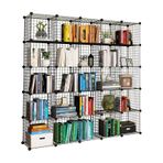 25 Bölmeli Metal Portatif Kitaplık Raf Dolap Organizer