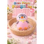 25 Cm Sevimli Peluş Penguen Yumuşacık Pastel Renkli Oyuncak