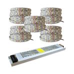 25 Metre Şerit LED Günışığı Renk + 12V 33 Amper 400 Watt LED Trafo - 3 Dirençli Double Pcb - Oturma Odası, Yatak Odası ve Mutfak Için Gizli Aydınlatma [enerji Sınıfı F]