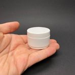 25 Ml Kapaklı Beyaz Krem Kavanozu, 25 Cc Boş Plastik Krem Kutusu x 10 Adet