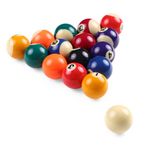 25 MM / 38 MM Çocuk Bilardo Masa Topları Set Reçine Küçük Havuz Isteka Topları Tam Set