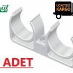 25 Mm Pprc Çiftli Boru Kelepçesi ( Formül) 50 Adet