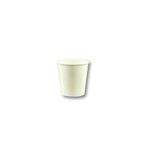 2,5 OZ Beyaz Baskısız Karton Bardak Kahve, Çay, Shot 50 Adet