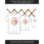 25 Şampiyonluk Yine Biz Baba Oğul Kız Tek Ürün Fiyatıdır Kombin Yapmak Için En Az 2 Adet Sepete Ekle - 2XL - Beyaz
