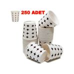 250 Adet Karton Bardak 7 Oz Kullan At Karton Bardak Kağıt Bardak
