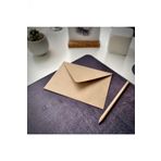 250 Adet Mektup Zarfı 13X18cm 100Gr. Kraft