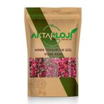 250 Gr Minik Gül Ve Yapraklı Vişne Renk Tomurcuk Gül Kurusu