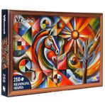 250 Parça Puzzle: At ve Şekiller
