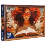 250 Parça Puzzle: Kitap Okuyan Kız