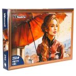 250 Parça Puzzle: Şemsiyeli Kız