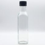 250ML, Cam Şişe, Maraska,12 Adet, Şeffaf Cam Şişe, Nar Ekşisi Şişesi, Sos Şişesi, Yağ Şişesi