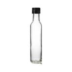 250ml şeffaf cam maraska şişe, 12 adet, zeytinyağı şişesi, cam şişe, sirke şişesi,