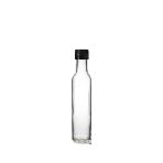 250ml şeffaf cam maraska şişe, 24 adet, zeytinyağı şişesi, cam şişe, sirke şişesi,