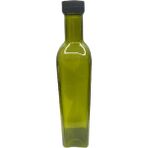250ml yeşil cam maraska şişe, 12 adet, zeytinyağı şişesi, cam şişe, sirke şişesi,